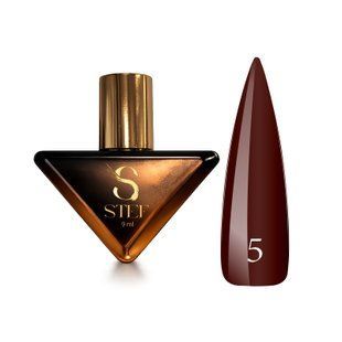 Гель лак - Без ТРО Steffani Color Gel polish №5 (9мл) - Світло-червоний SGP09-05 фото