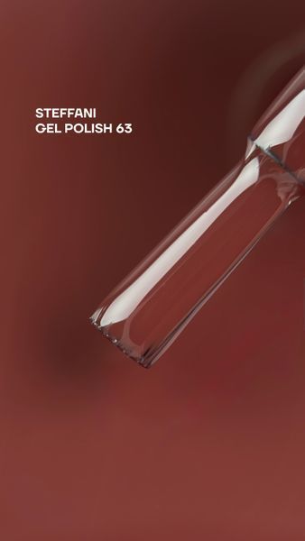 Гель лак - Без ТРО Steffani Color Gel polish №63 (9мл) - Яскраво-жовтий SGP09-63 фото
