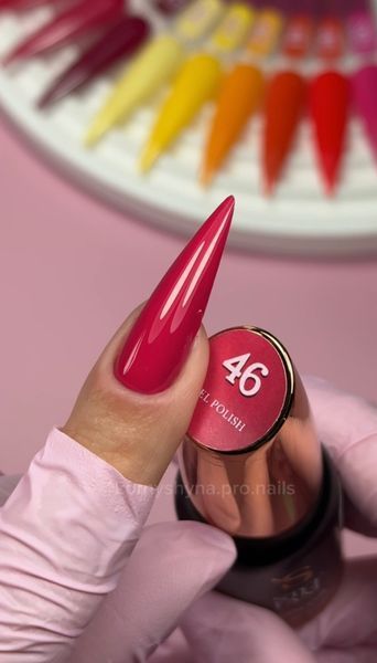 Гель лак - Без ТРО Steffani Color Gel polish №46 (9мл) - Малиновий SGP09-46 фото